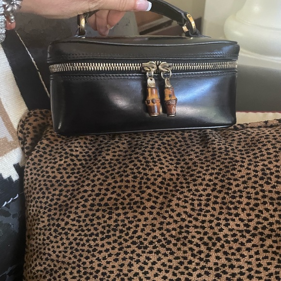 Gucci bamboo cosmetic case - Picture 6 of 16